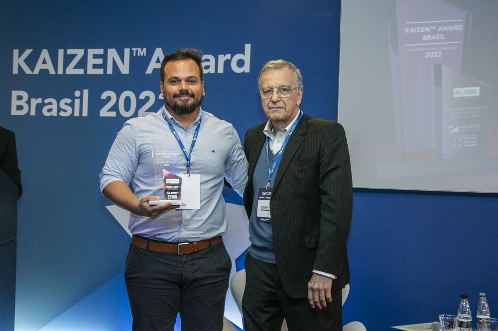 Andrade Gutierrez premiada no KAIZEN™ Award Brasil 2022 na Categoria Excelência na Qualidade