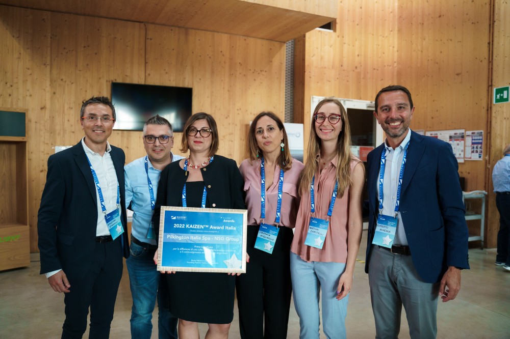NSG Group – Pilkington vince il KAIZEN™ Award Italia 2022